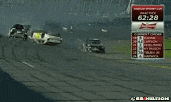 upside down nascar GIF by SB Nation