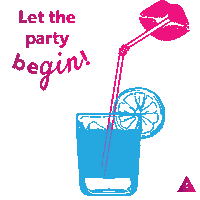 party begin Sticker by April8