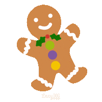 Decorating Gingerbread Man Sticker by Lazy Dog Restaurant & Bar