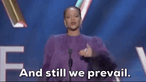 Rihanna Naacp GIF by BET