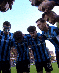 Huddle GIF by Club Brugge