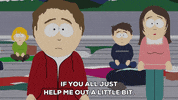 group wondering GIF by South Park 