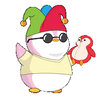 Cricket Ball Nod Sticker by Pudgy Penguins