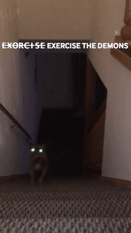 Glowing Eyes Running GIF by A Magical Mess