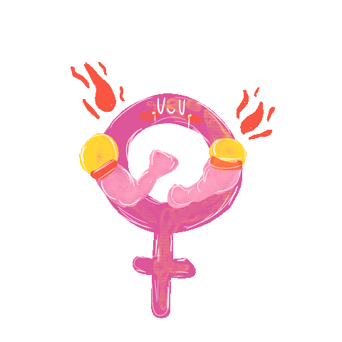 Dia De La Mujer Girl Power Sticker