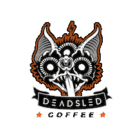 Horror Bat Sticker by Dead Sled Coffee