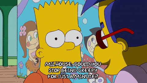 Scared Episode 17 GIF by The Simpsons
