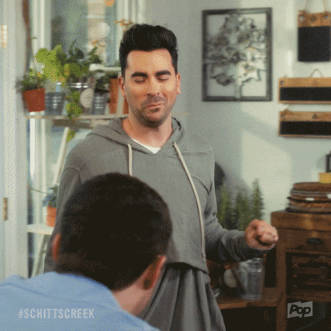 pop tv hello GIF by Schitt's Creek