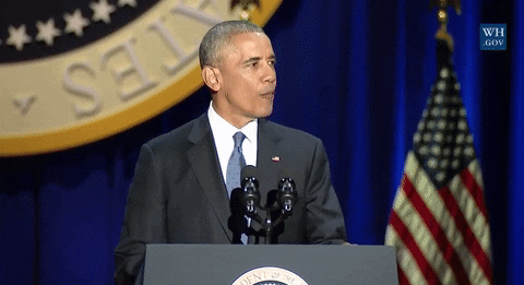 Barack Obama Agree GIF by Obama
