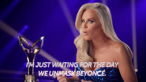 Jenny Mccarthy Beyonce GIF by The Masked Singer