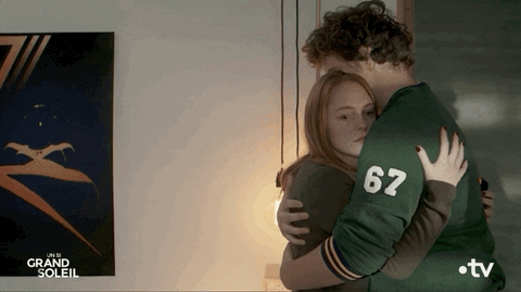 Support Hug GIF by Un si grand soleil
