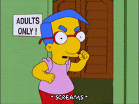 angry bart simpson GIF