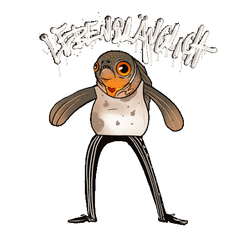 LebenslaenglichTattoo giphyupload dance tattoo piranha Sticker