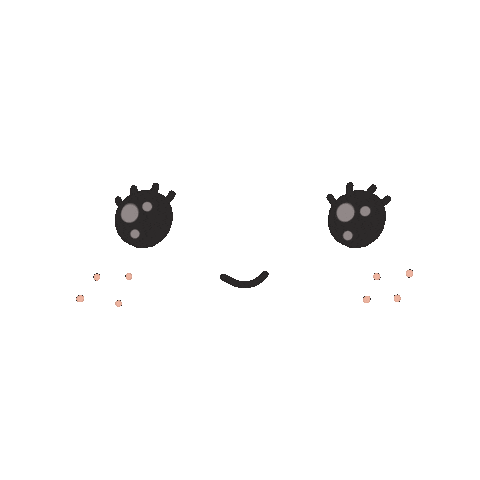 Happy Glowing Eyes Sticker