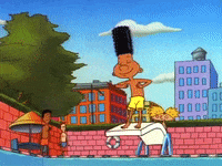 hey arnold nicksplat GIF