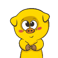 jodesign hi pig jodesign 복덩이 Sticker