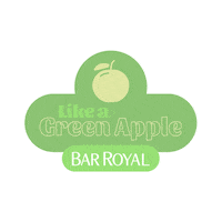 barroyal green apple greenapple barroyal bar royal Sticker