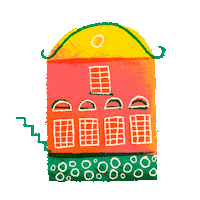 Happy Illustration Sticker
