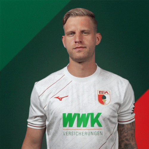 Happy Arne Maier GIF by FC Augsburg 1907