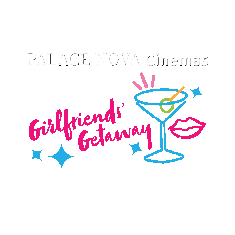 PalaceNova sparkle lips cocktail girlfriend Sticker