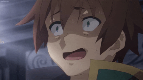 Nagrathon giphyupload anime scared konosuba GIF