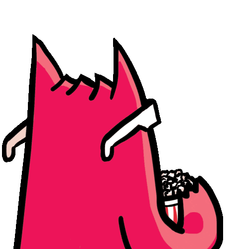 Netflix Popcorn Sticker by Paraland