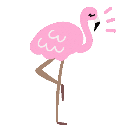 Pink Bird Sticker by Demic