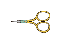 French Scissors Sticker by cypru55