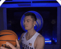 Byu Basketball Go Cougs GIF by BYU Cougars