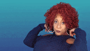 ComedianHollyLogan bye comic and hate GIF