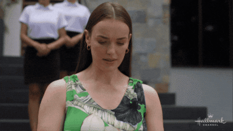 Elizabeth Henstridge Note GIF by Hallmark Channel