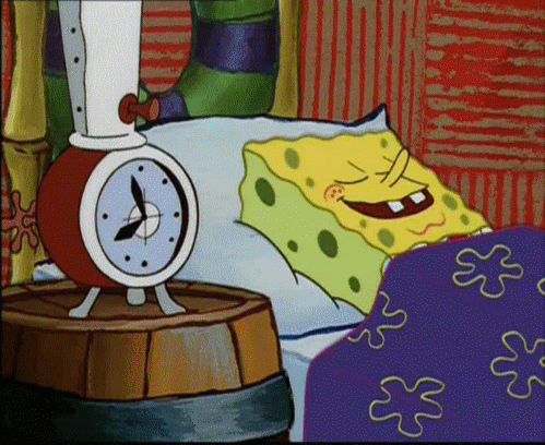 Spongebob Squarepants Sleeping GIF