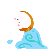 Wave Bread Sticker by HIKI