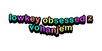 Obsessed Sticker by Snof_pasjasola