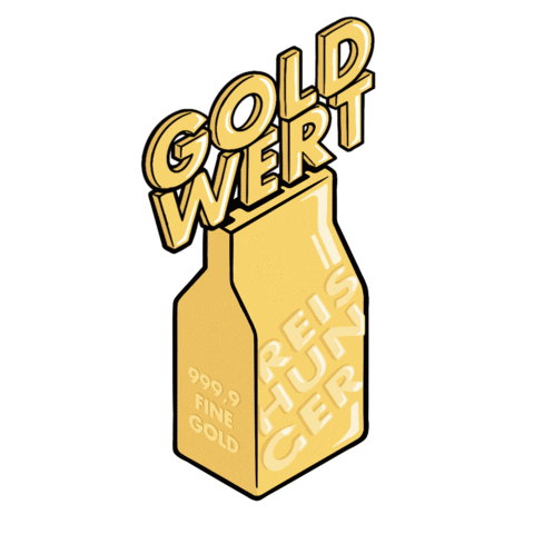 Goldwert Sticker by Reishunger