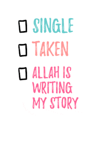 Just Married Muslim Sticker by SingleMuslim.com