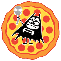 the aquabats pizza Sticker