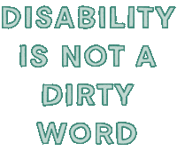 Disabled Person Pride Sticker by Unpopular Cartoonist