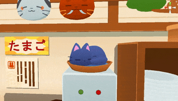 Cat Sleeping GIF by BattleBrew Productions