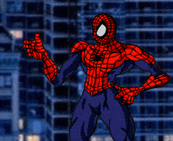 viktorrios giphyupload spidercam spiderman thumbs up spiderman snaps GIF