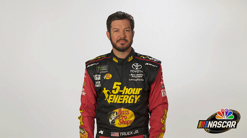 truex no GIF by NASCAR on NBC