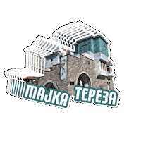 Mother Teresa Makedonija Sticker by FMP