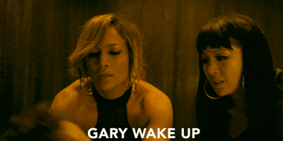 Wake Up Gary GIF by Hustlers