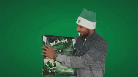 christmas pizarro GIF by SV Werder Bremen