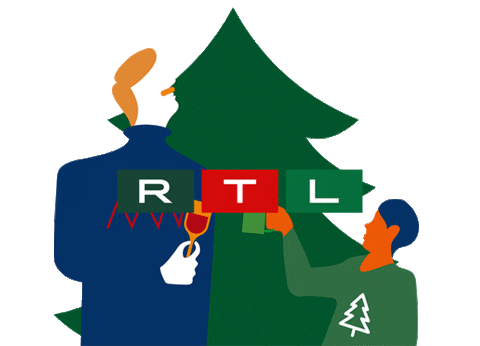 Christmas Tree Love Sticker by RTLde