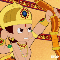 Happy Dussehra Dasara GIF by Chhota Bheem