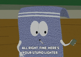 towel smoking GIF by South Park 