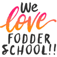 Fodder School Sticker by willaworkshops