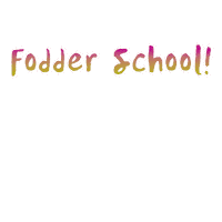 Fodder School Sticker by willaworkshops