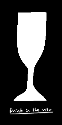 The View Drink Sticker by Griffics